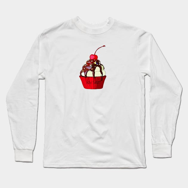 CUPCAKE Long Sleeve T-Shirt by MAYRAREINART